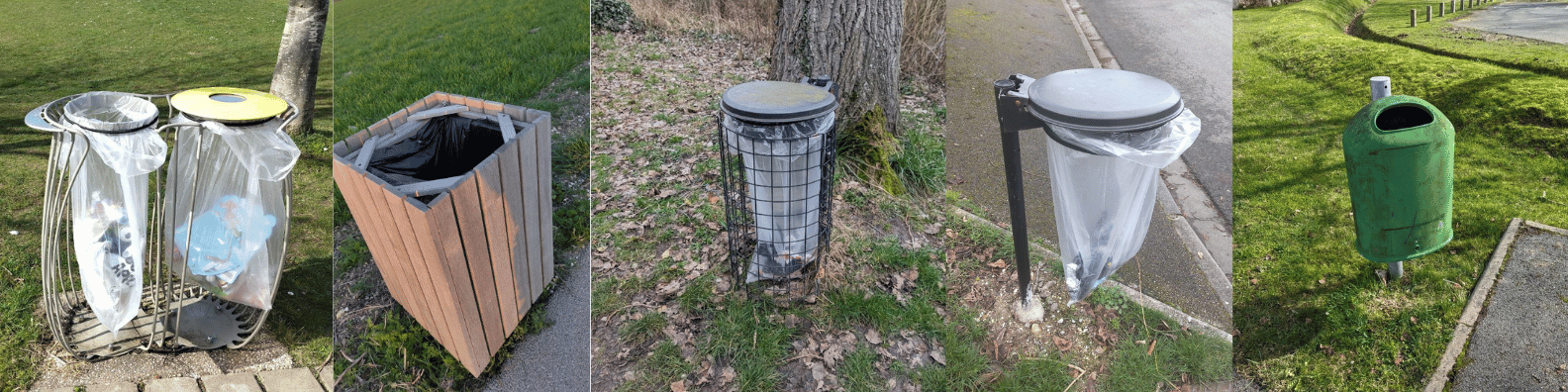 poubelles non cohérentes